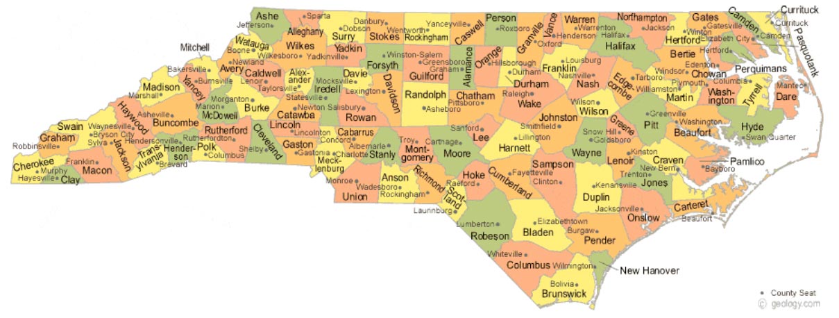 North Carolina Counties