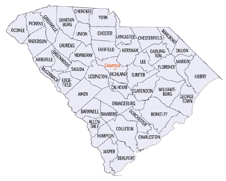 South Carolina Counties